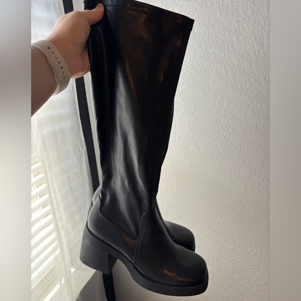 Madden Girl Black Heeled Boots